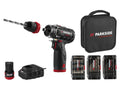 Kit de démarrage perceuse-visseuse sans fil 12 V « PBSPA 12 E4 », avec batteries et chargeur