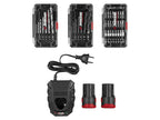 Kit de démarrage perceuse-visseuse sans fil 12 V « PBSPA 12 E4 », avec batteries et chargeur