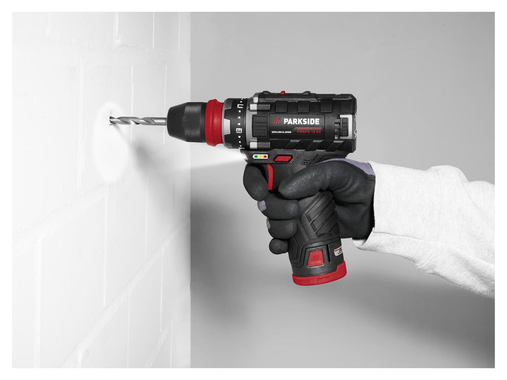 Kit de démarrage perceuse-visseuse sans fil 12 V « PBSPA 12 E4 », avec batteries et chargeur
