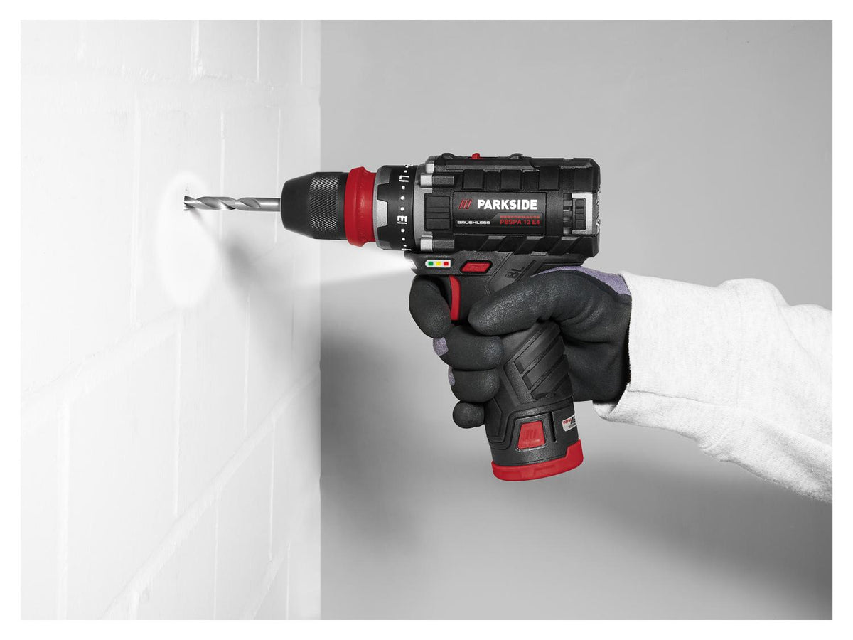 Kit de démarrage perceuse-visseuse sans fil 12 V « PBSPA 12 E4 », avec batteries et chargeur