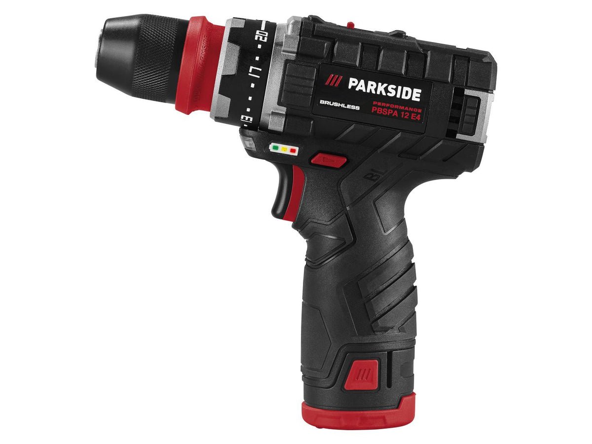 Kit de démarrage perceuse-visseuse sans fil 12 V « PBSPA 12 E4 », avec batteries et chargeur
