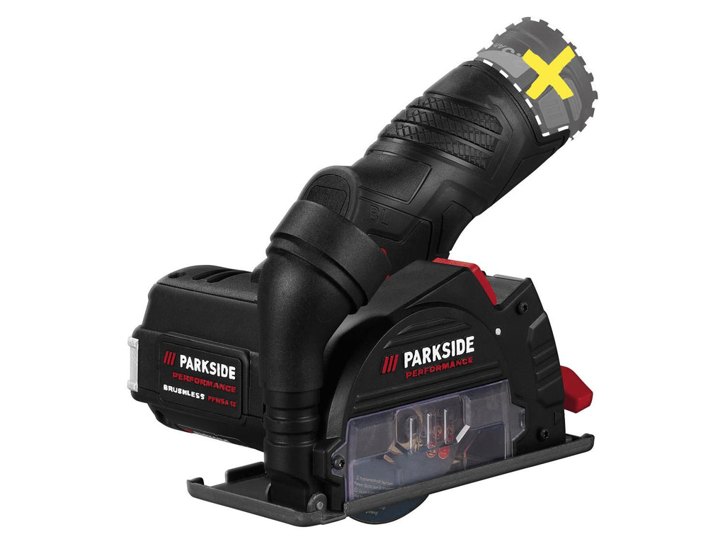 Meuleuse d'angle sans fil 12 V »PPWSA 12 A1«, sans batterie ni chargeur