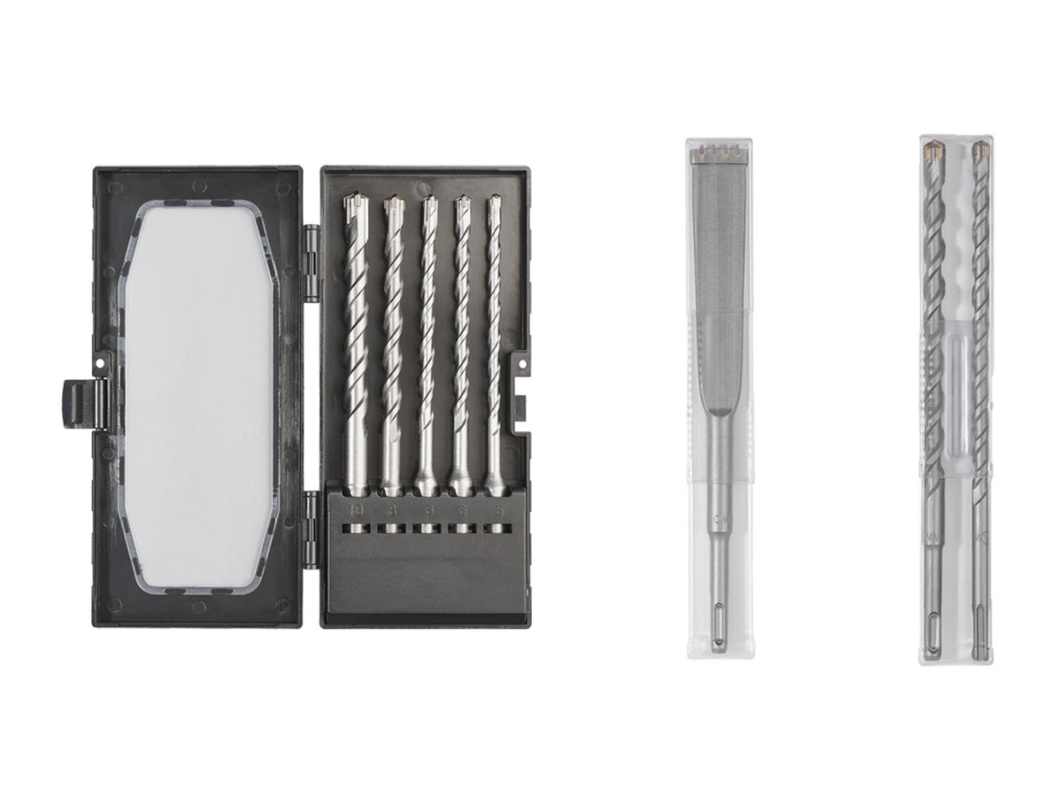 Set de forets ou burin plat SDS-Plus