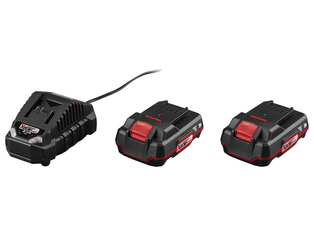 Set de perceuse-visseuse à percussion sans fil + 2 Batteries + Chargeur, 20 V