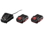 Set de perceuse-visseuse à percussion sans fil + 2 Batteries + Chargeur, 20 V
