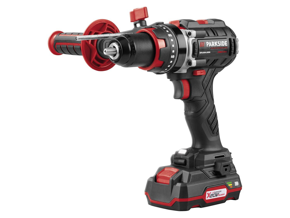 Set de perceuse-visseuse à percussion sans fil + 2 Batteries + Chargeur, 20 V