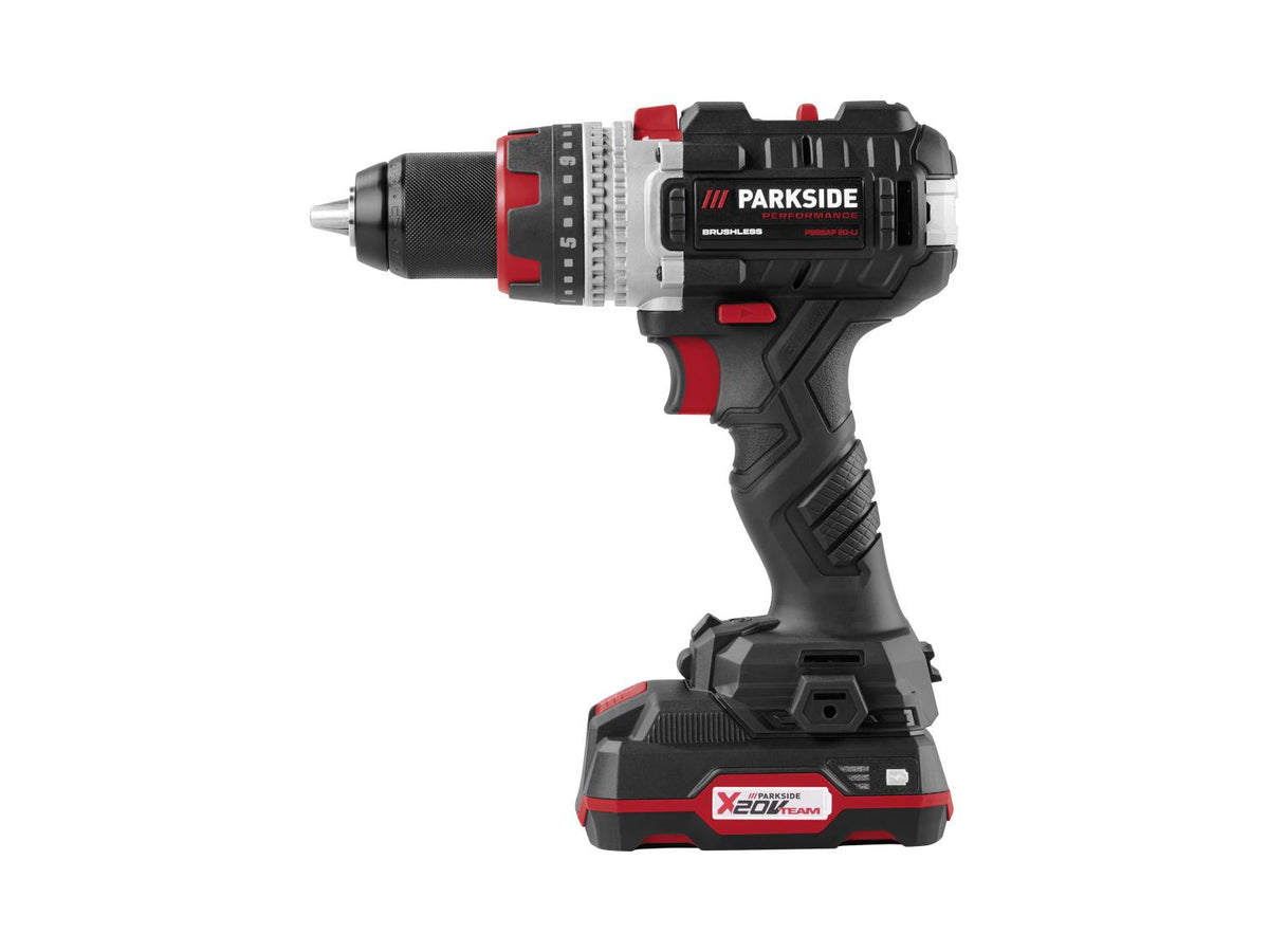 Set de perceuse-visseuse à percussion sans fil + 2 Batteries + Chargeur, 20 V