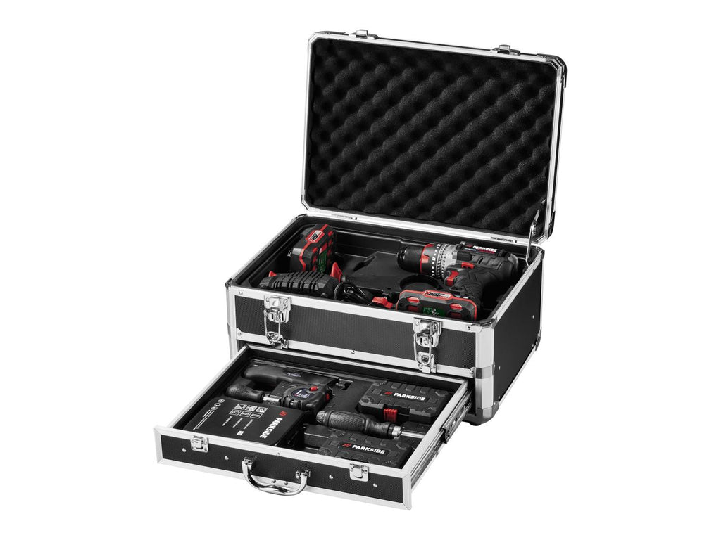 Set de perceuse-visseuse à percussion sans fil 20 V « PSBSAP 20-Li D4 », avec batterie et chargeur