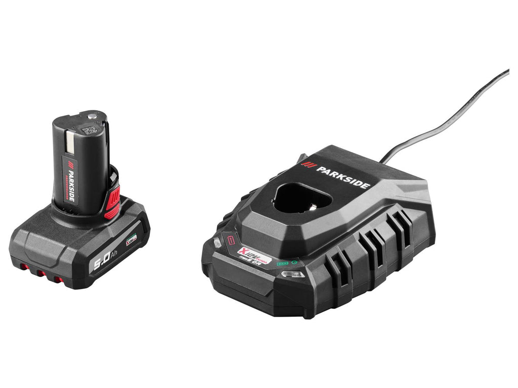 Set perceuse-visseuse sans fil PPBSSA 12 A1 + batterie + chargeur, 12 V