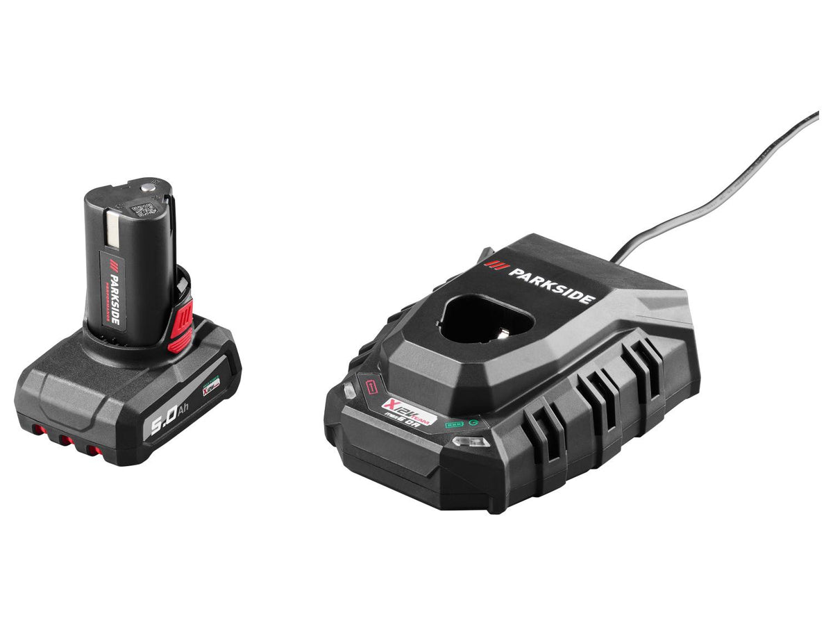 Set perceuse-visseuse sans fil PPBSSA 12 A1 + batterie + chargeur, 12 V