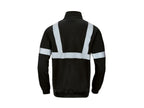 Sweat zippé à haute visibilité ou réfléchissant homme
