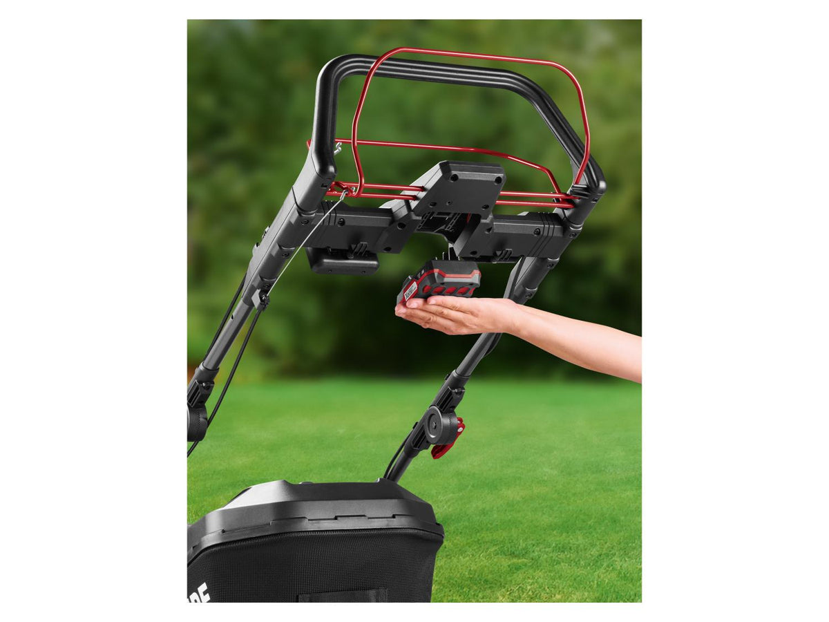 Tondeuse à gazon thermique »PPBRM 46 B2« avec batterie de démarreur électrique et chargeur