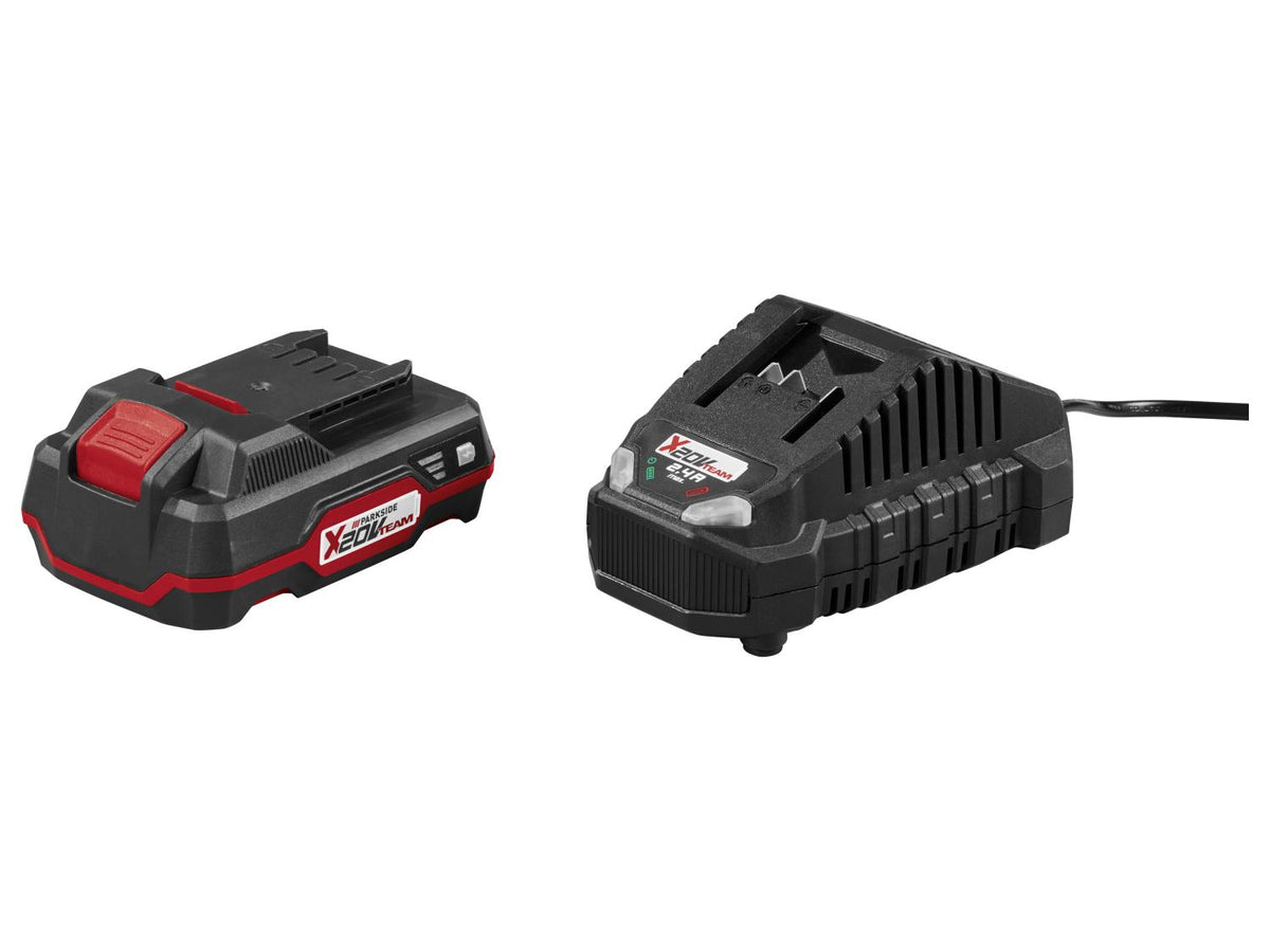 Tondeuse à gazon thermique »PPBRM 46 B2« avec batterie de démarreur électrique et chargeur