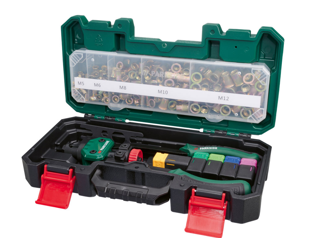 Pince à riveter, incl. accessoires 150 pcs