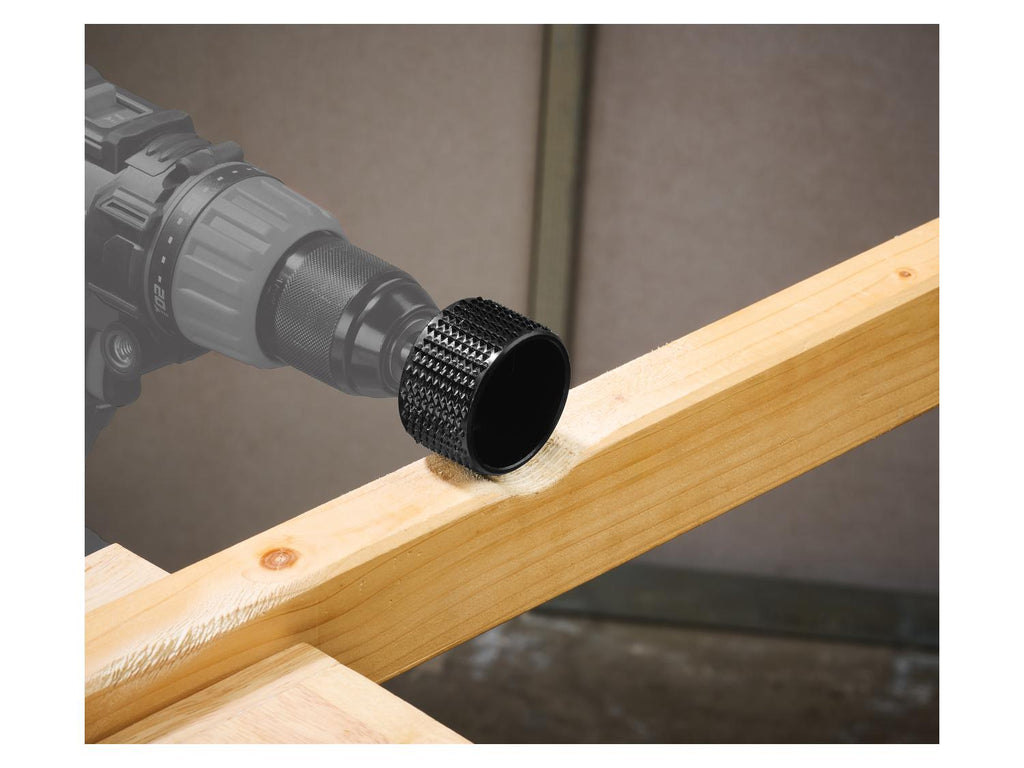 Râpe rotative ou brosse à structurer le bois ou set de râpes et fraises ou mèches à fendre le bois