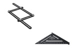 Règle de mesure multi-angle ou Équerre à chapeau