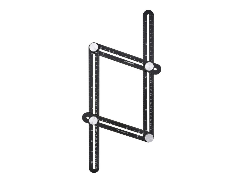 Règle de mesure multi-angle ou Équerre à chapeau