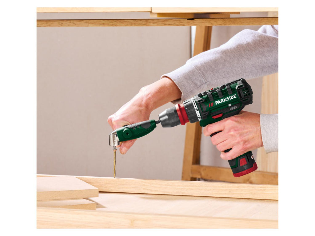 Renvoi d’angle pour perceuse ou set de forets hélicoïdaux HSS