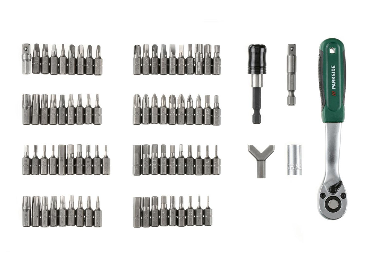 Set d’embouts et cliquet, 81 pièces