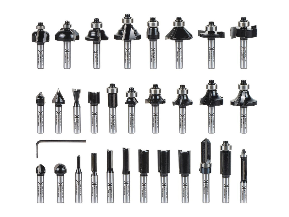 Set de 30 embouts de fraisage