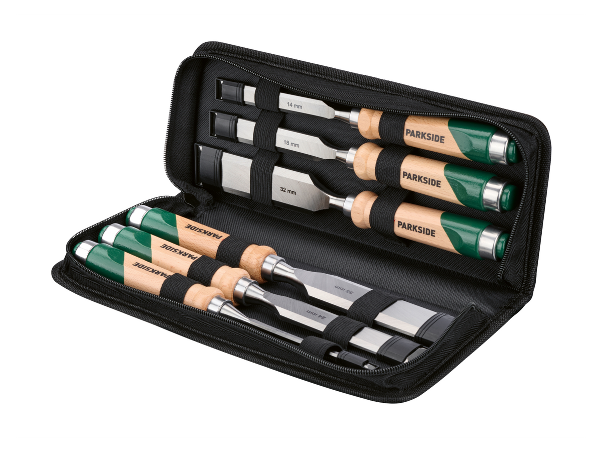 Set de ciseaux à bois, 6 pièces