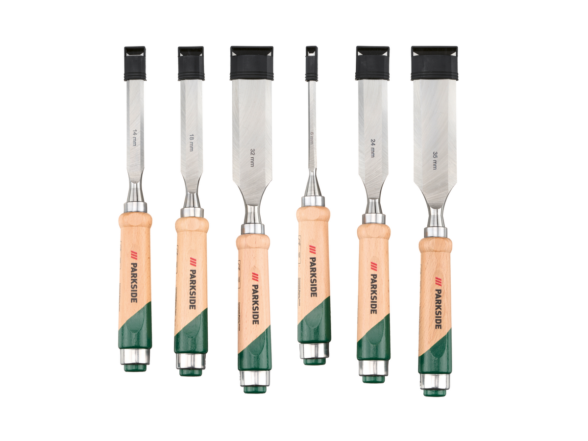 Set de ciseaux à bois, 6 pièces