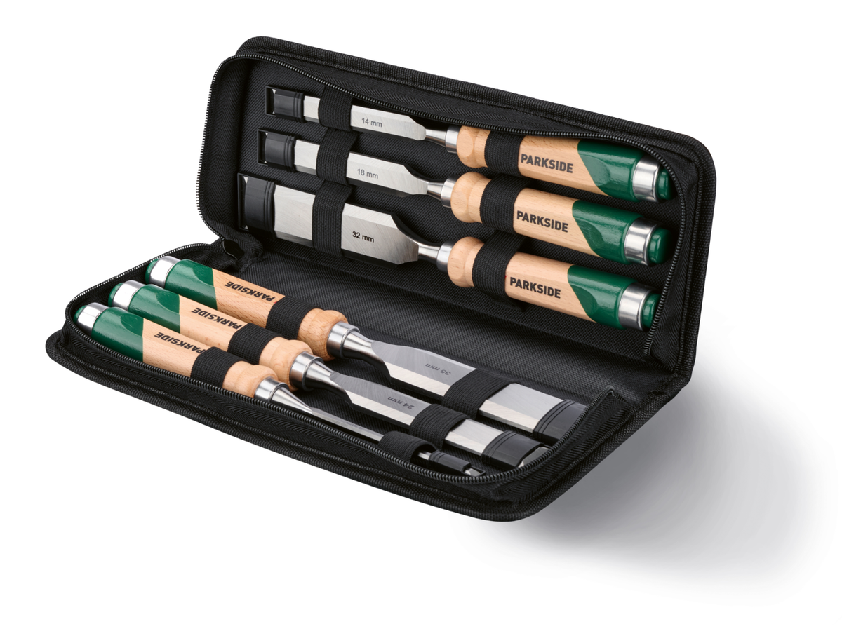 Set de ciseaux à bois, 6 pièces