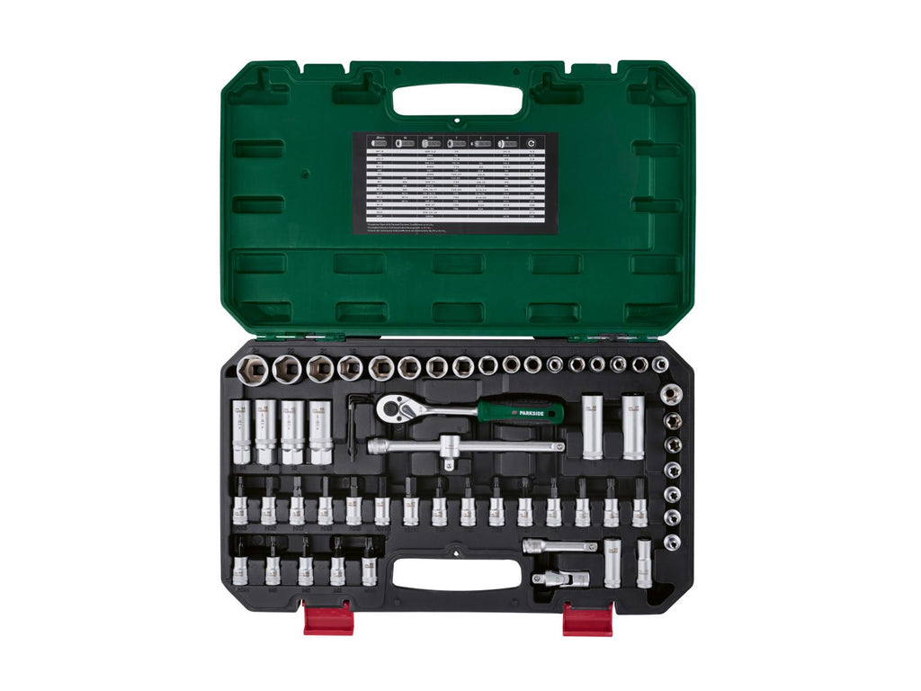 Set de douilles et d’embouts PSSS 65 A1, 65 pièces