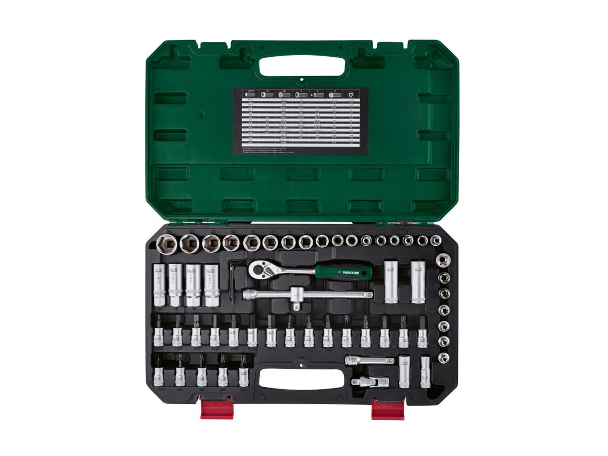 Set de douilles et d’embouts PSSS 65 A1, 65 pièces