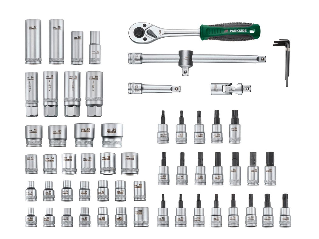 Set de douilles et d’embouts PSSS 65 A1, 65 pièces