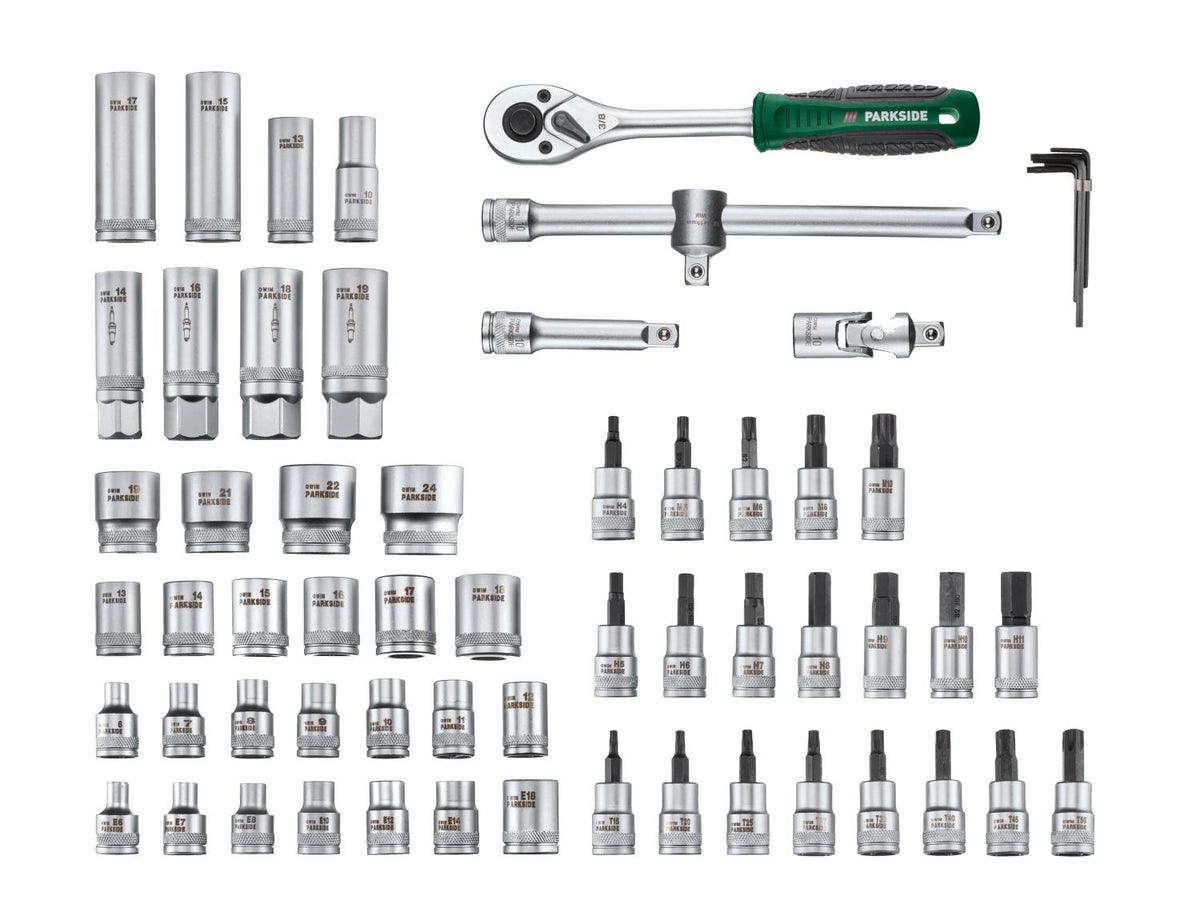 Set de douilles et d’embouts PSSS 65 A1, 65 pièces