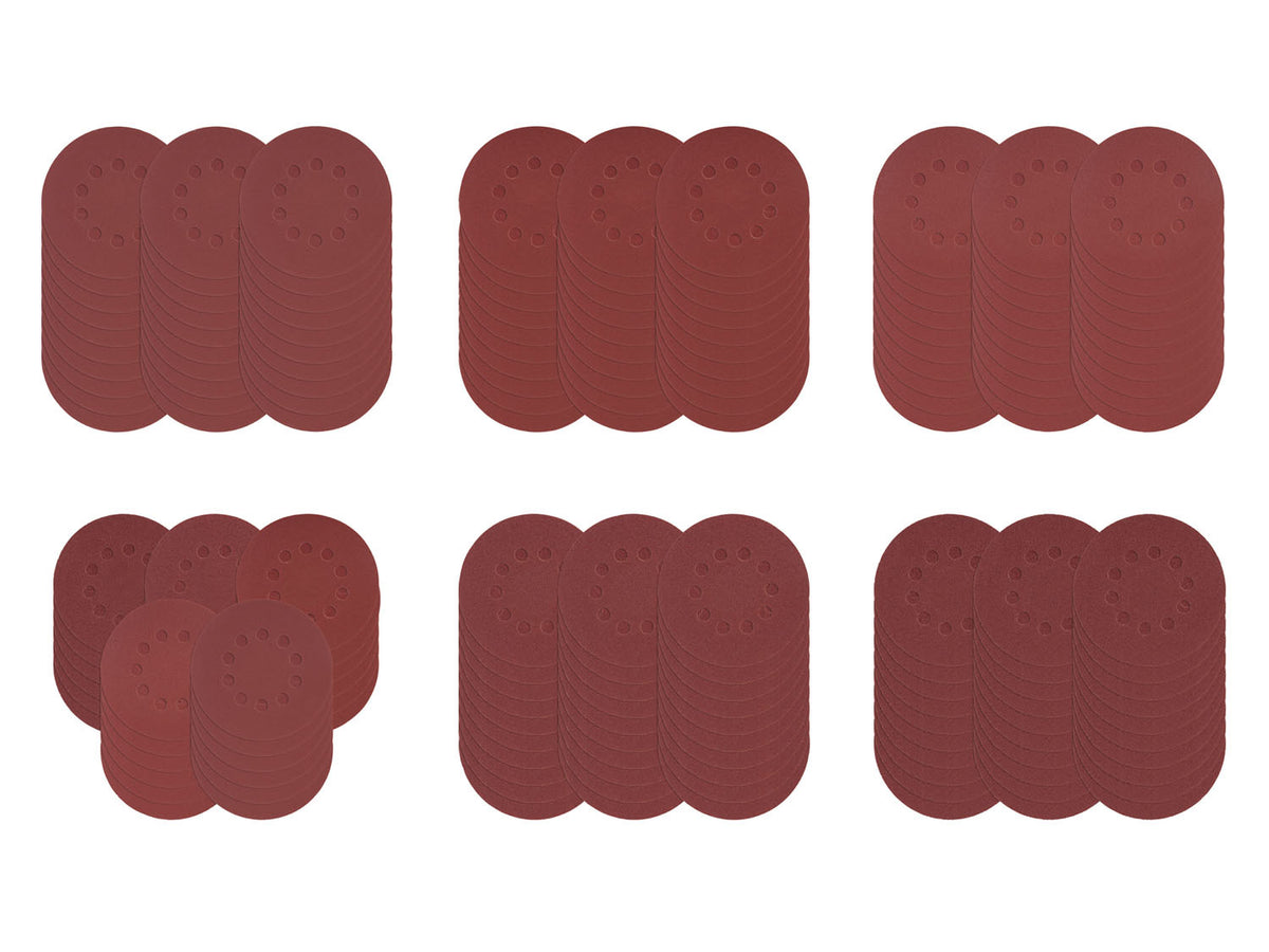Set de feuilles abrasives, pour meuleuses excentriques