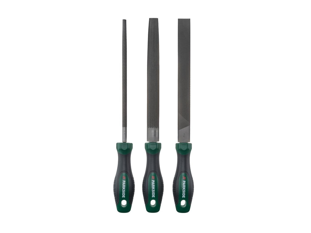 Set de limes / Set de râpes / Set de brosses métalliques / Set de ciseaux à bois, 3 pièces
