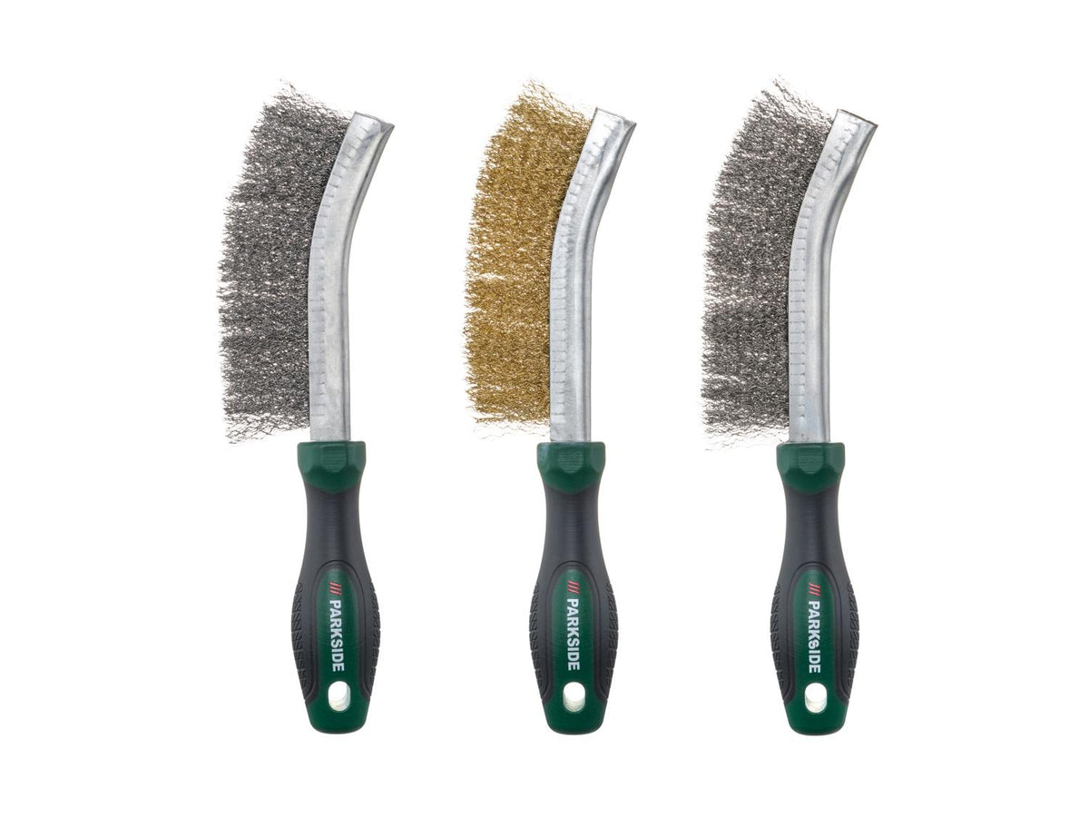 Set de limes / Set de râpes / Set de brosses métalliques / Set de ciseaux à bois, 3 pièces