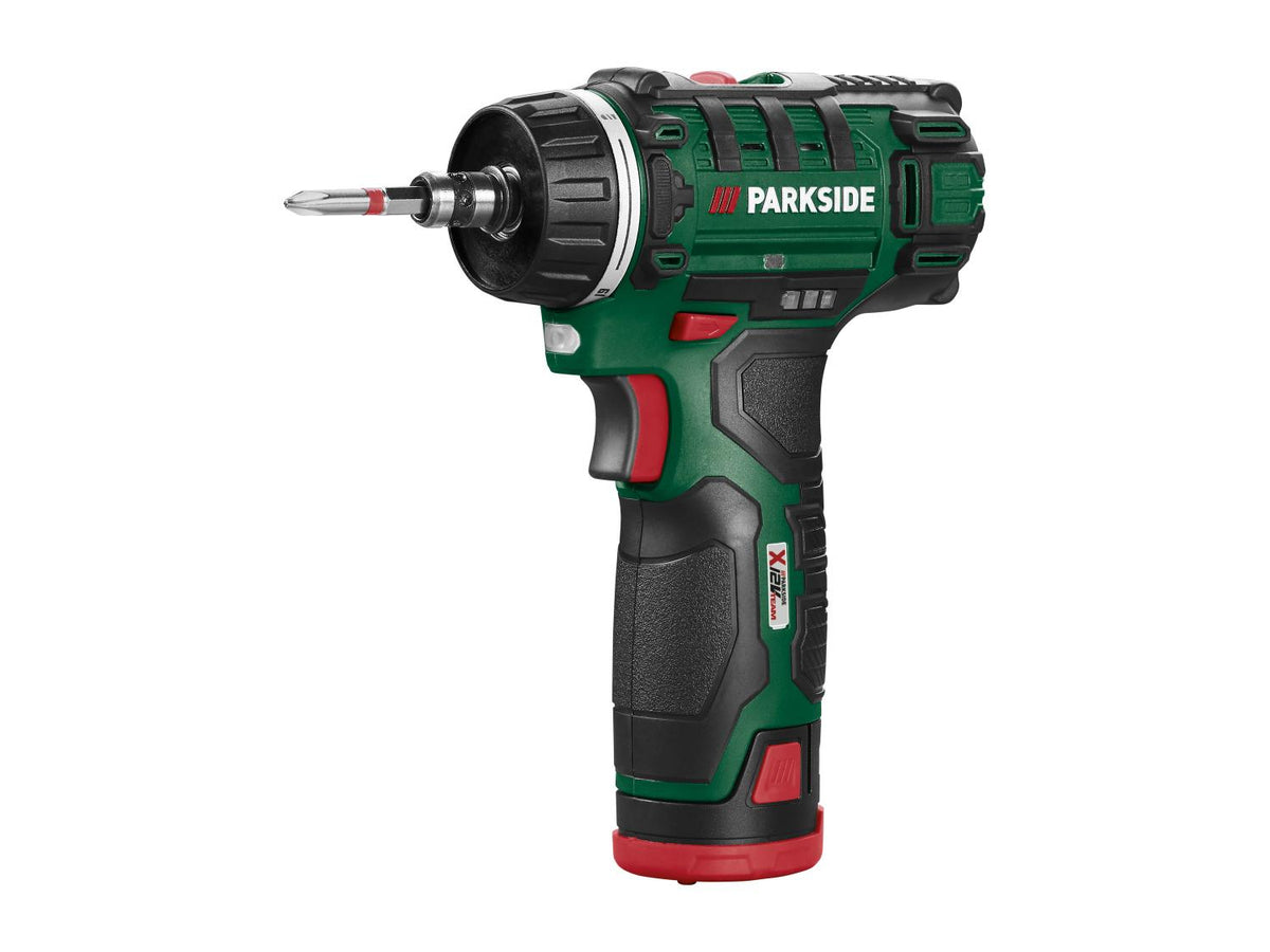 Set de perceuse-visseuse sans fil 12 V »PBSA 12 E4«, avec batterie et chargeur