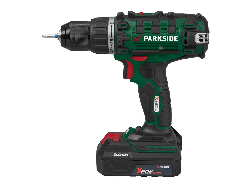 Set de perceuse-visseuse sans fil 20 V, PABS 20-Li I9, avec batterie et chargeur
