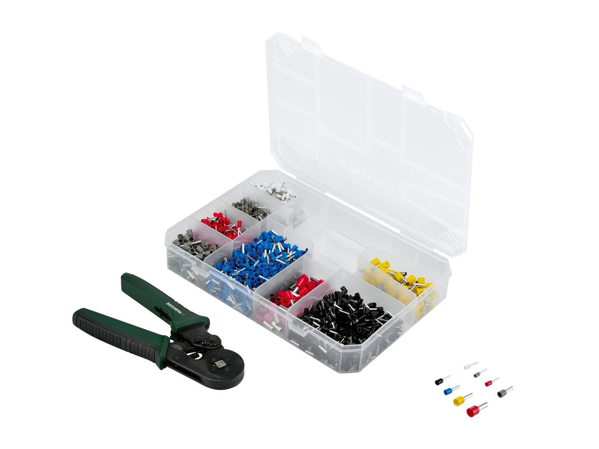 Set pince à sertir et accessoires, 1801 pièces