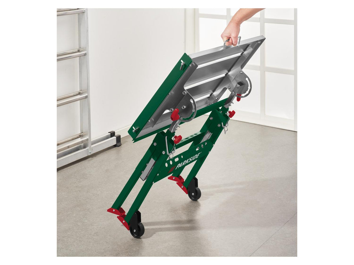 Table de soudage mobile pliante, réglable sur 4 niveaux