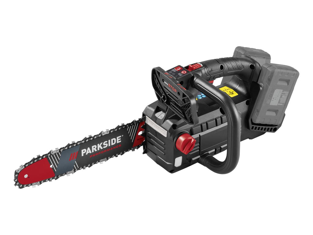 Tronçonneuse d'élagage sans fil + 2 batteries + chargeur double, 40 V