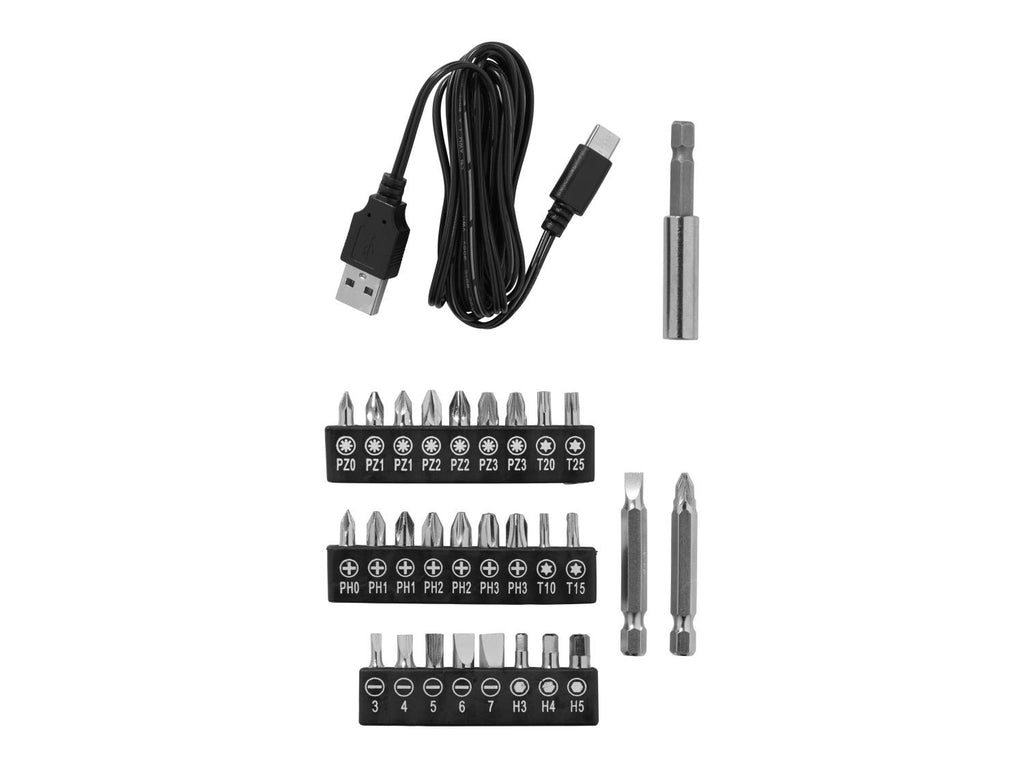 Visseuse sans fil avec embouts interchangeables PAS 4 D7, 10 Nm, 4 V