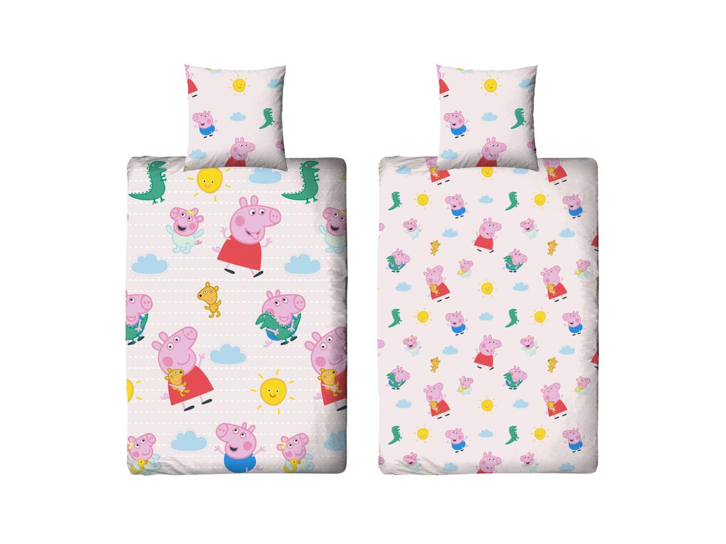 Parure de lit double face pour enfant, 140 x 200 cm