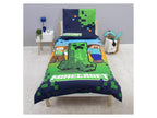 Parure de lit réversible Minecraft ou Pokémon, 140 x 200 cm