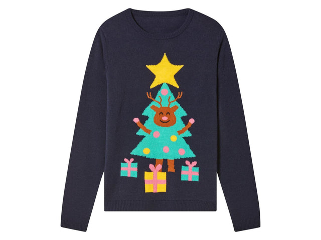 Pullover de Noël à LED fille