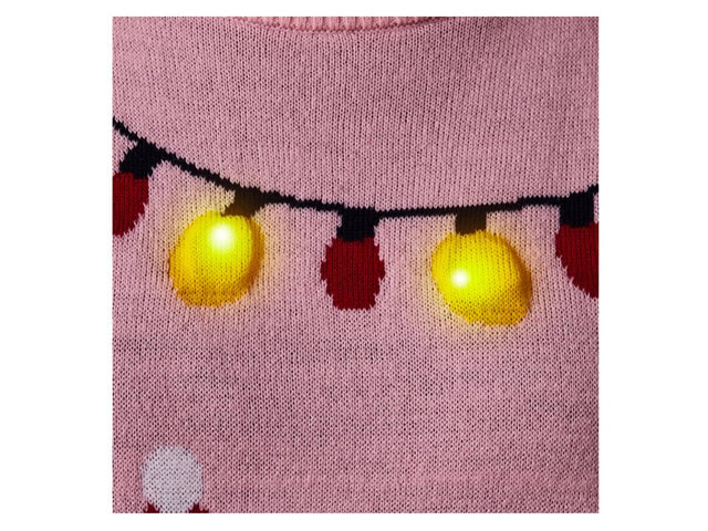 Pullover de Noël à LED fille