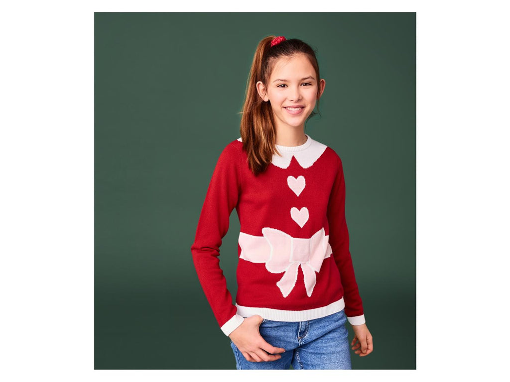 Pullover de Noël à LED fille