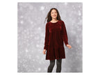 Robe en velours fille
