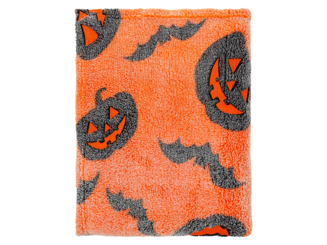 Plaid cocooning « Halloween », 130 x 160 cm