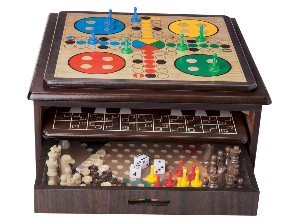 Coffret de 10 jeux en bois