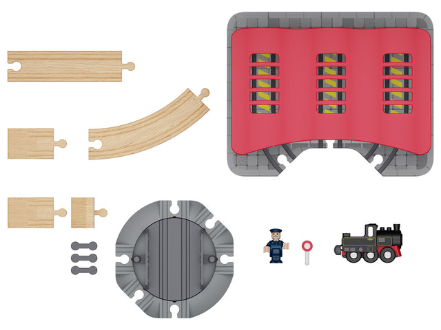 Extension ferroviaire en bois