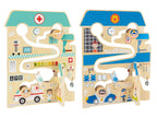 Jeu de labyrinthe en bois